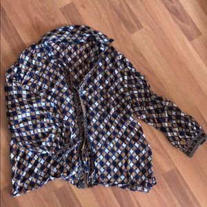 Zara Woman Blouse with velvet buttons